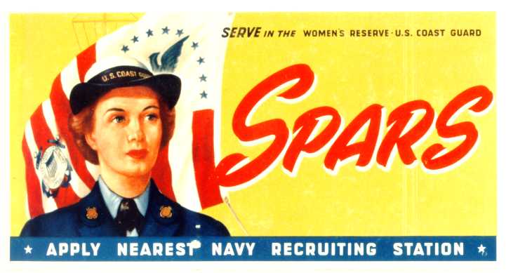 SPAR recruiting poster in color. SPAR recruiting poster in color.